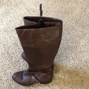 Dark Brown Ralph Lauren Leather Riding Boots